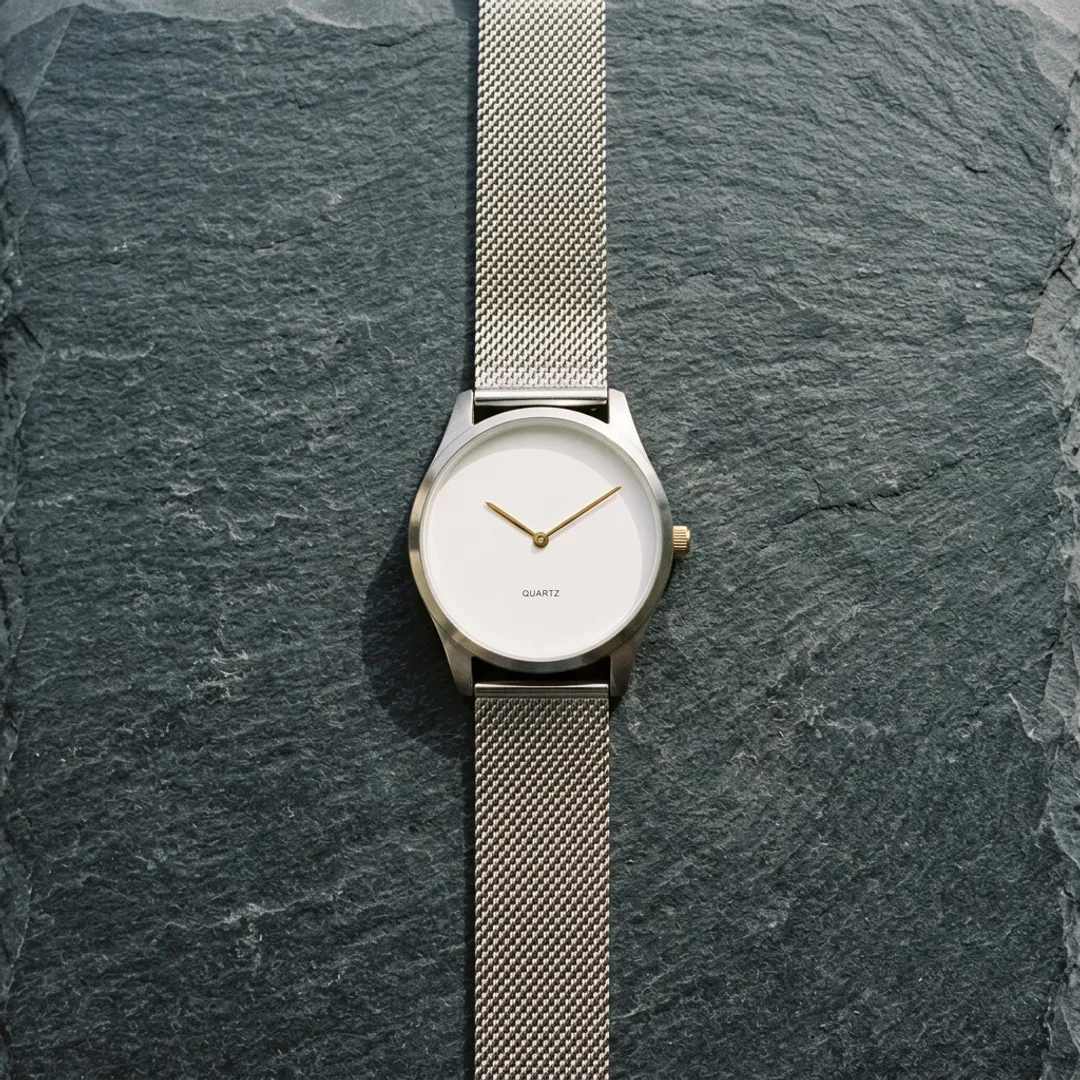 Mesh Band Minimalist Watch